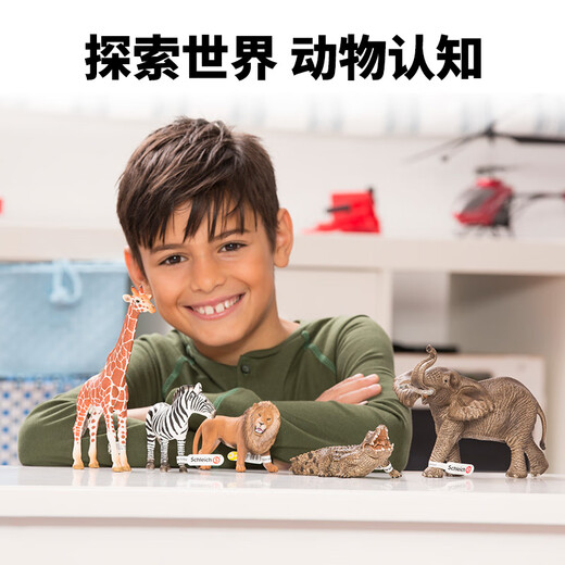 思乐（Schleich S）思乐仿真模型野生草原动物实心儿童玩具长颈鹿大象礼物 大穿山甲14757