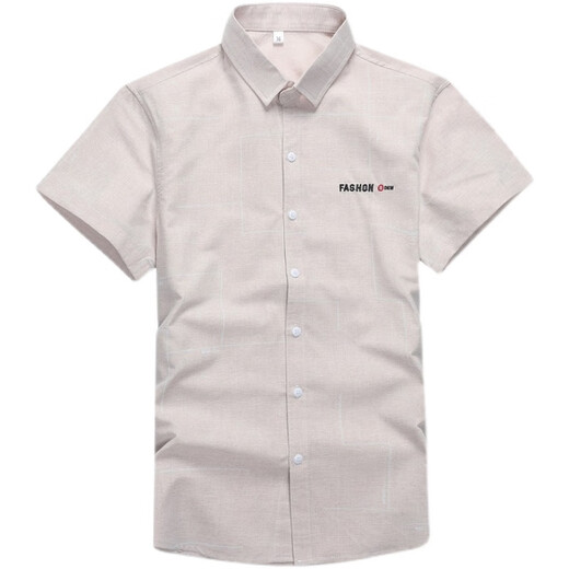Fat Donglai [Recommandé par la mère centrale] Shirt à manches courtes d'été pour hommes de style coréen et polyvalent à mi-manche