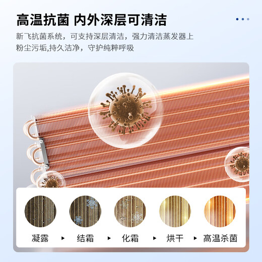 Xinfei (Frestec) air conditioner subsidy, new level of energy efficiency, large 1.5 HP, large 1 HP, on-hook, old for new, energy-saving cooling and heating inverter air conditioner, household wall-mounted air conditioner, cooling, heating, large 1 HP, first level energy efficiency, installation service not included