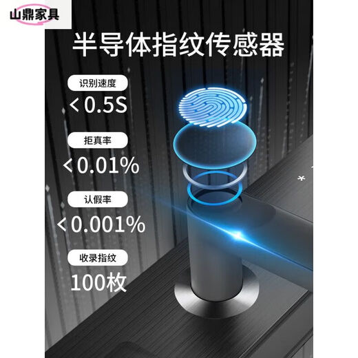 语森忆6622智能门锁指纹锁家用防盗门电子密码入户大门DZ-6622线下同 2(线下同