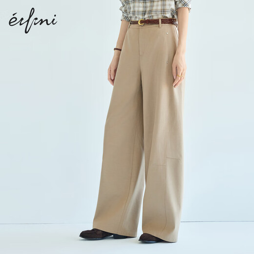 Evely Jiang Xin endorses fashionable and versatile cotton scimitar pants, Laiser slim and versatile commuter women's 2025 autumn new style khaki pre-sale [September 25] post M