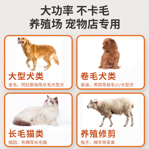 ERGOBABY pet shaver, dog hair clipper, pet clipper, electric clipper, special shaving product for large dogs, pets and cats