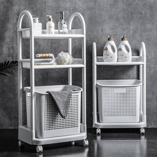 Cesta de ropa sucia de Yonghuan Casa de baño Cesta de lavandería Cesto de ropa sucia Herramienta Magia Magia Baño de ropa sucia Cesta de almacenamiento de ropa sucia 867 Casilla de marfil con pegatinas sin marca se puede colgar en la pared