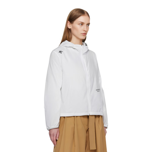 迪桑特（DESCENTE）高端Authentic系列户外防晒皮肤衣LOGO印花夹克外套男女同款 卡其色 100