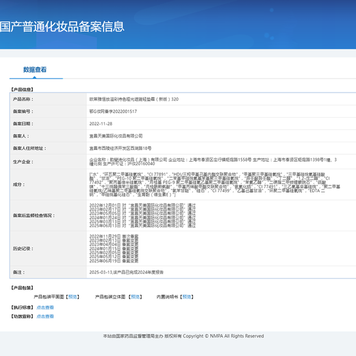 L'Oreal Black Fat Cushion #320 Yellow Tone White Skin Color Formal + Replacement Core Concealer Oil Control