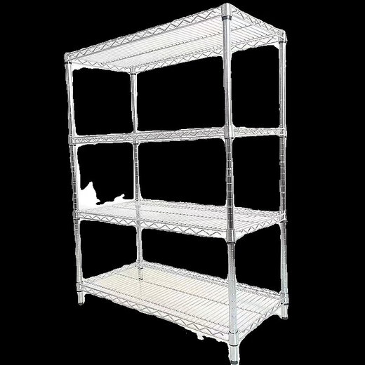 Shantou Lincun storage rack with wheels mobile shelf chrome-plated stainless steel shelf turnover vehicle material rack can be shelf thickened length 1518*width 609 thick tube 2000 high 8 layers without wheels