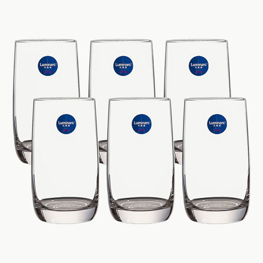 Eyu Glass Tasse Haushaltswasser Tasse Tee Tasse Juice Tasse Milch Tasse Trinkwasser Tasse Getränk Tasse 6 Set 6 Stück 200 ml kurz 13791 Standard