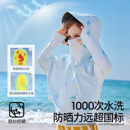 Betis Liangdun Children's Sun Protection Clothing Summer Mesh Ice Silk Cooling Sun Protection Clothing for Boys and Girls 2025 New Baby Jacket