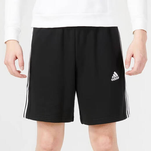 
Adidas knitted pure cotton loose breathable casual pants men's pants new style running fitness training sports pants five-point pants shorts IC9435/with drawstring, embroidered logo XL 185/92A Recommended 170-190Jin [Jin equals 0.5 kg]