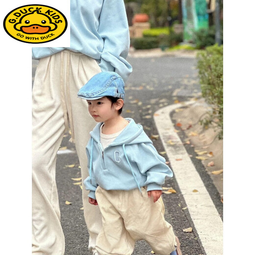 G.duck's special parent-child wear, spring and autumn sweatshirts, mother-and-daughter wear tops, long-sleeved sweatshirts, dopamine-like parent-child wear, mother-and-child wear, regular sweatshirt, unisex code, 170, adult size M, 98-118 Jin Jin equals 0.5 kg