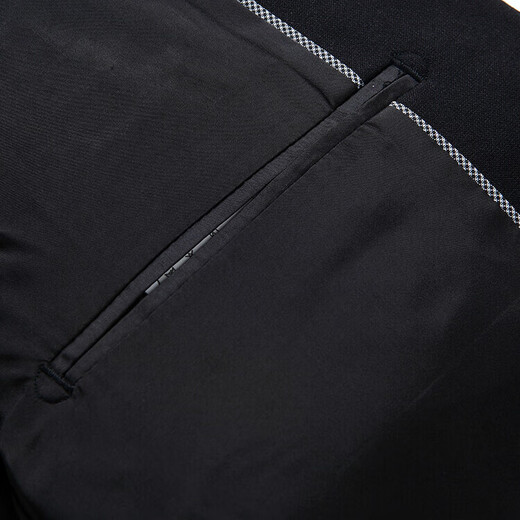 B&Z Announcement Bird Same Style Flat Lapel Slim Button Business Gentleman Four Seasons Suit Suit 2025 Holiday Black M 170