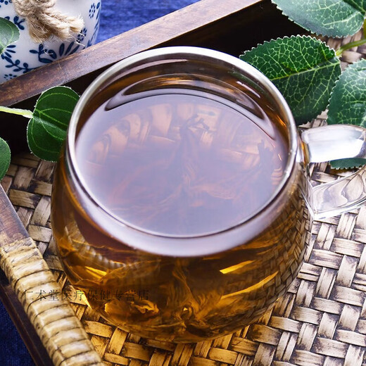 Peking Tongrentang Rohstoff Eucommia Blatttee, in Wasser und Getränk Eucommia Blatttee 500 g eingeweicht werden, kann mit Gynostemum Blue Robu Ma Tea [Large Jar] [3 Jars] Eucommia -Blatt (Qingqianliu) 250g*3 3 -Jars abgestimmt werden.