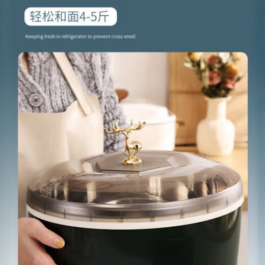 Machine de yogourt de ménage Zhechu 5 litres grande capacité avec tasse divisée Commercial entièrement automatique de fermentation automatique de riz vin de fermentation multifonction machine de fermentation bleue + 304 doublure intérieure + couverture intérieure + 150