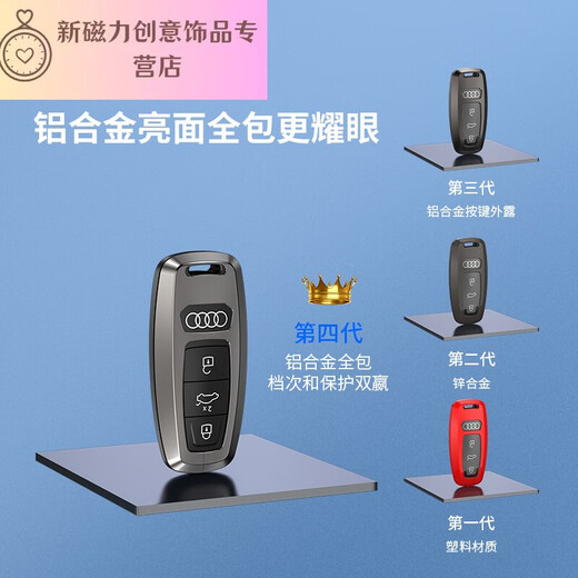 Shantoulin Village Audi Key Set Новый A6LA8L/Q7/A3/A7/Q8 КЛЮЧЕВЫЙ Пакет Q4 Новая цепочка энергетических ключей для мужчин и женщин.