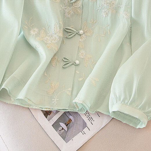 Sibaishe new Chinese style shirt 2026 spring new women's fashion national style tassel loose shirt