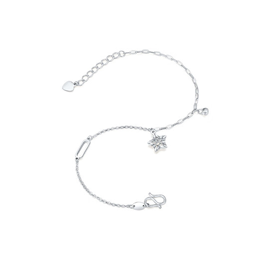 Mengjinyuan PT950 Lucky Star Platinum Bracelet Platinum Bracelet Birthday Gift for Girlfriend