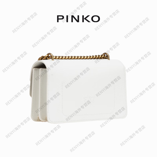 PINKO女士经典光面斜挎飞鸟包AF官方旗舰正品 Z14Q