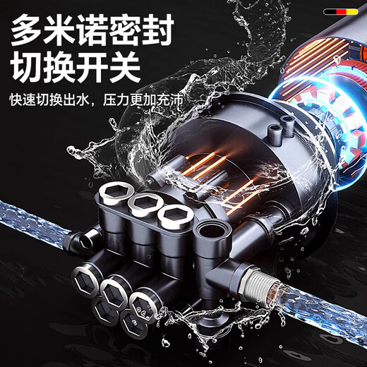 Jiumu King supercharged shower head powerful high pressure home bathroom toilet shower handheld shower head complete set electroplating powerful supercharged three-speed switch single shower head