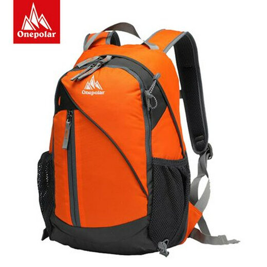 极地户外休闲登山双肩背包25升超轻减负可做书包1391 1391黑色 26*22*41  0.58kg 25升