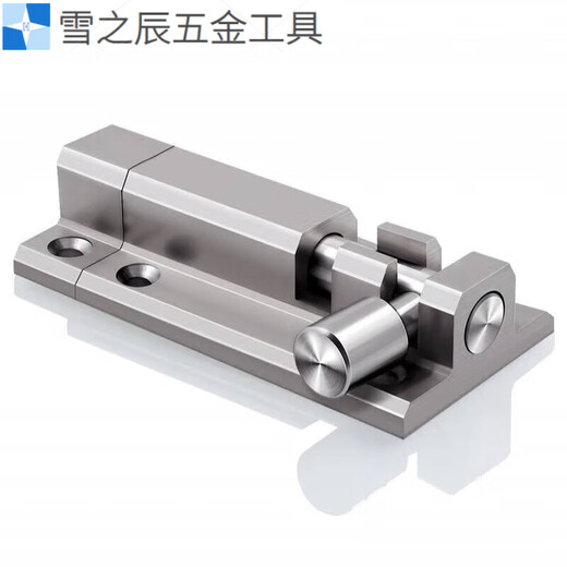 Junmo bolt door buckle door bolt bedroom exposed 90 degree door latch stainless steel core door window anti-theft door wooden door 2 inches 4 inches thickened aluminum alloy bolt thickened version-2 inches space gray