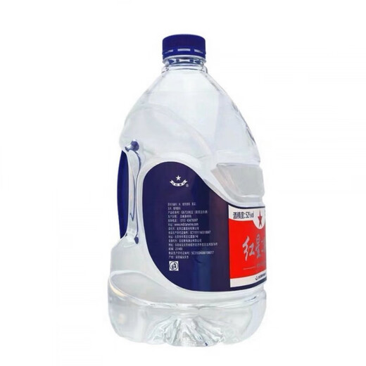 Red Star Erguotou Red Star Erguotou 52%/60% 5L large-capacity barreled white wine brewing wine fragrance style about 10Jin Jin equals 0.5kg Liquor 52% 5000mL 1 barrel *