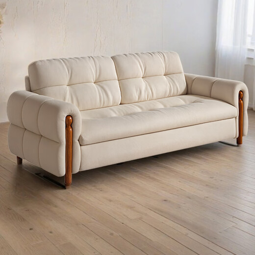 Jingju Sofá Bed Doble de doble propósito Doble Doble Sala de estar Pequeña Cama de sofá Perezo Multifunción Internet Celebrity Yunduo Bed S320 Látex Modelo 1.6 metros más almacenamiento