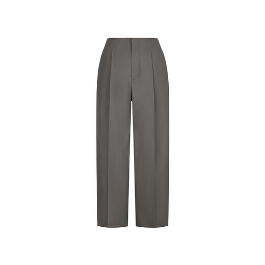 Moins du tempérament de la dame simple Pantalon de neuf points 2p4e13660 Green de thé profond