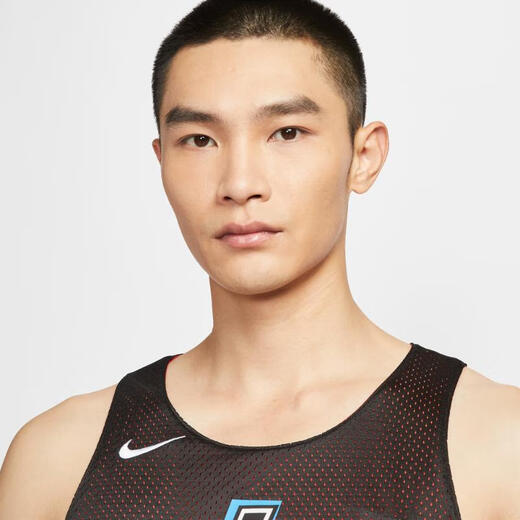 Nike (Nike) Numéro standard Dri-Fit Maillot de basket-ball à double côté masculin IH9272-010 L