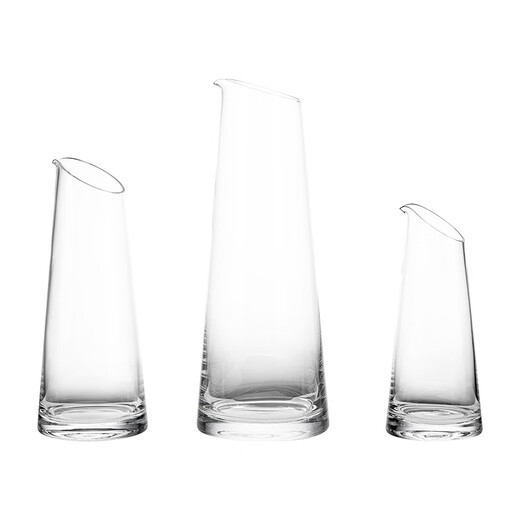 DKO slant mouth decanter large red wine and foreign wine dispenser household white wine dispenser large capacity glass decanter strengthened and thickened slant mouth decanter 300ml