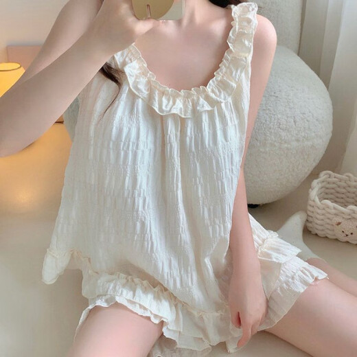 S.SOFEA夏季带胸垫睡衣甜美可爱少女家居服广州十三行 hds-9930#紫色 185 XXL