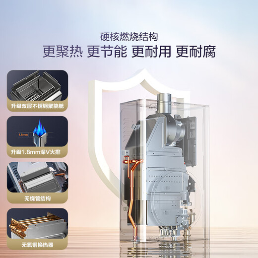 Haier produces Commander 16 liters zero cold water natural gas water heater OCC door-to-door installation state-subsidized household constant temperature supercharged energy-saving fast heating 16LSR7DRMCU1