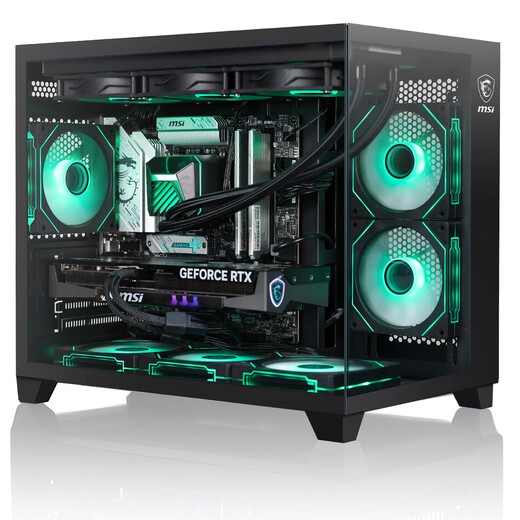 MSI Intel 24-issue interest-free 265K i5 14600KF 5060Ti RTX5070Ti 5080 console game DIY assembly machine computer desktop 14600KF+MSI 5060Ti丨2K high-end丨with five