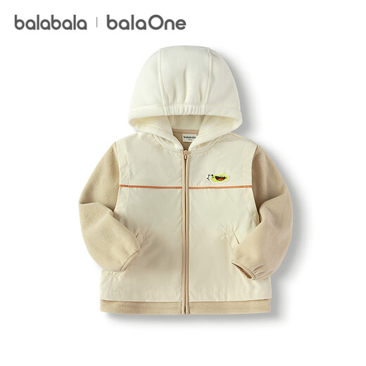 Balabala children's clothing baby coat children's tops boys and girls clothes 2025 autumn fake two pieces cute 208325105212