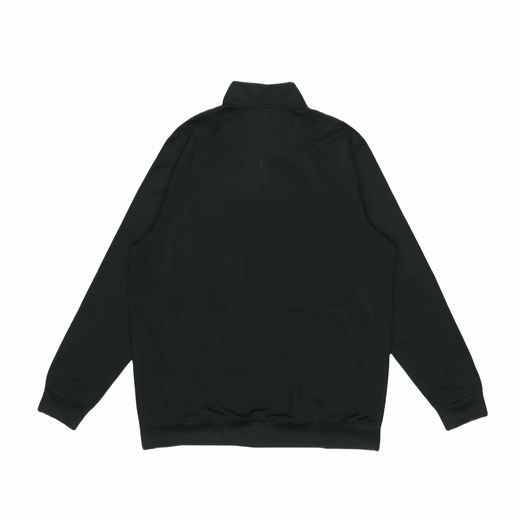 阿迪达斯 （adidas）定制服装 刺绣熊熊头A条纹运动立领飞行员夹克外套 男女同款 黑色 黑色 2XL XXL