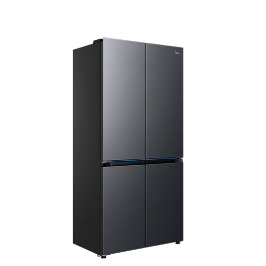 Midea Xiongdundun Pro 601 liter cross four-door flat screen fully embedded ultra-clean technology automatic ice making, taste and freshness preservation home smart large refrigerator BCD-601WUSIGPZM star magnetic gray