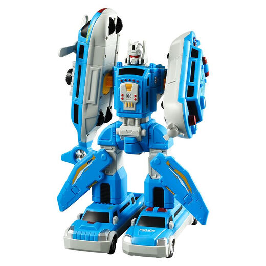 Onevan Boy Splicing Splicing Children's Toys Puzzle Assembly Formation Engineering Car Boy King Kong Robot 3 ans 6 Cadeaux City Sea Land and Air (Set 14-PIEE) Boîte de rangement de livraison