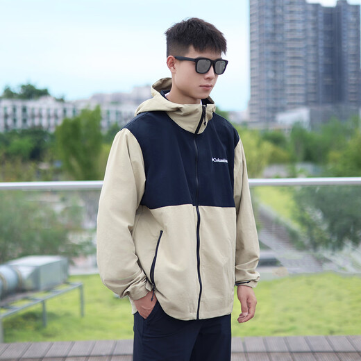 Columbia Columbia sun protection clothing for men and women 25 spring and summer new outdoor waterproof breathable lightweight skin clothing jacket XE9226 khaki 270 M /175