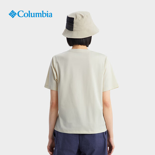 哥伦比亚（Columbia）2025春夏哥伦比亚户外女快干透气吸湿休闲运动圆领短袖T恤AP3242 687 L_165_88A