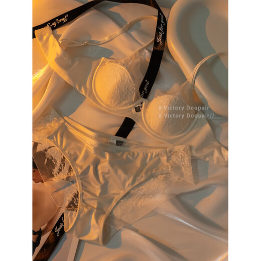 Victoria's style sexy secret French lace underwear for women with thin and small breasts, anti-sagging, large breasts, sexy bra set for gift giving, burgundy 85B 38