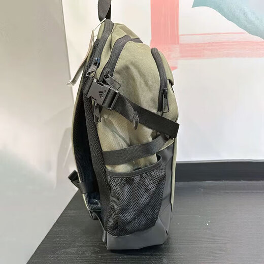 
Adidas Student School Bag Men and Women Winter Sports Large Capacity Backpack Green Backpack HR9794/46x30x13cm/Strong and wear-resistant and tear-resistant