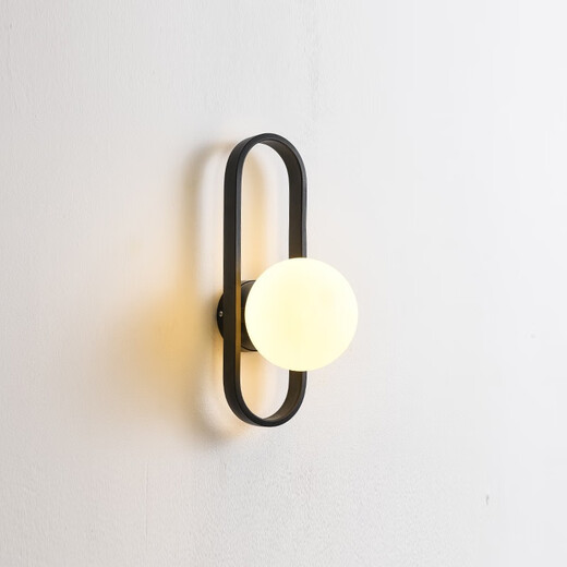 Lampe murale fond de la lampe murale escalier personnalisé lampe d'allée 6624a noir + 5 carreaux à trois couleurs lumière