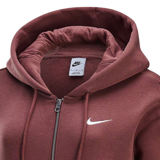 耐克（NIKE）针织夹克女装秋季连帽外套运动开衫加绒卫衣DQ5759-218 DQ5759-218 S