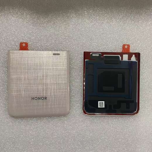 Honor Honor Magic V Flip Folding Phone Original Glass Back Cover Original Back Case Battery Cover Magic V Flip Original Lower Cover Black