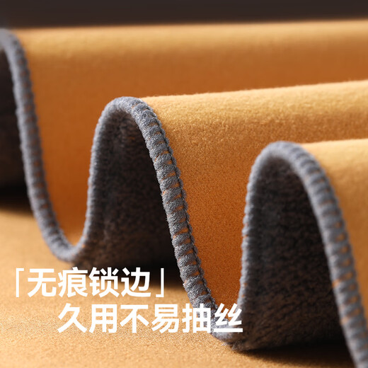 LYNN car wash towel, special suede towel for interior, strong water absorption, thickened, traceless car wiping rag, does not damage car paint and does not shed lint