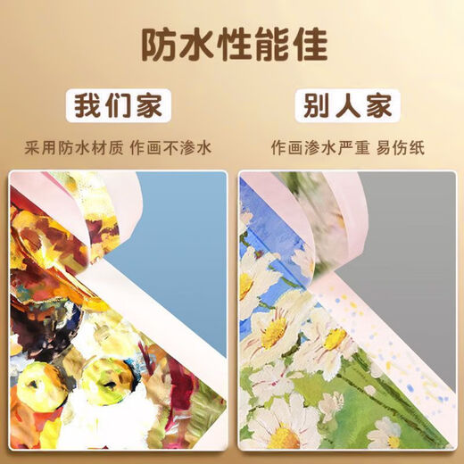 YUPIN Masking Tape Art Color Separation Decoration Masking Seam Film Paint Protection Not Easy to Leave Marks Sticker Width 50mm*Length 20m Single Roll