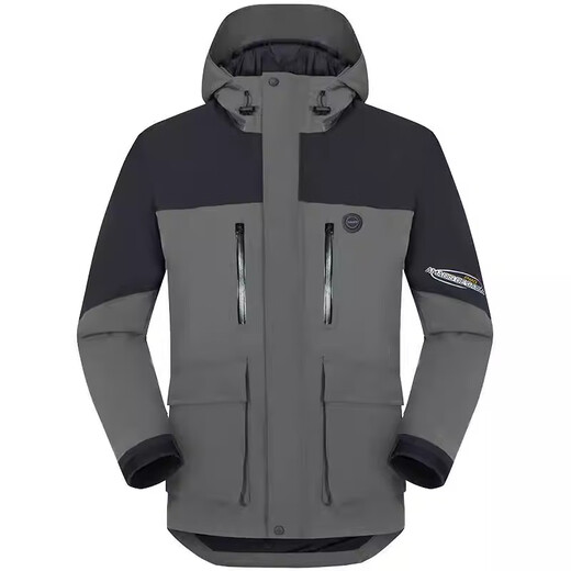 Amadeus Degora Smart Heated Jacket Men's Autumn and Winter New Windproof Thickened Mountaineering Jacket Waterproof Fishing Suit AD3306 Suzaku Red Jacket + Down Liner 2XL (Weight 170Jin Jin equals 0.5kg 190Jin Jin equals 0.5kg)