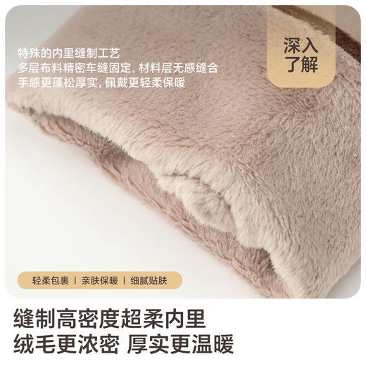 JIUMU warm gloves women's winter thickened velvet finger gloves outdoor driving and riding windproof and cold-proof touch screen gloves