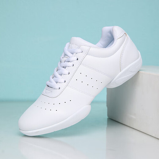 Pauline PeseryPaulinePesery Competitive Aerobics Shoes Children's Soft Soled Cheerleading Training Shoes Competitive Aerobics Shoes 610 White 31 31