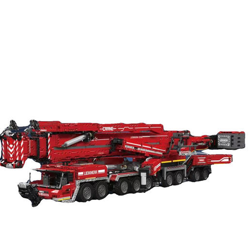 Yuxing Mowang Engineering Machinery Crane Remote Control Electric Assembly Model Building Block Difficulty 17007 Yuxing 17087 Electric Drive Oil Well 840 Particles