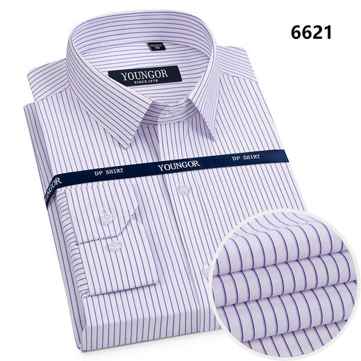 CEO Yager Yagel Shirt Herren-Langsalz 2025 Frühlings- und Herbst-Neugeschäftsbügel-Bügel-Hemd Langarm 6636 40